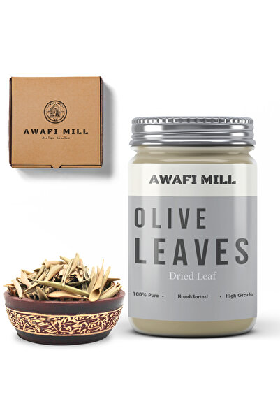 AWAFI MILL أوراق زيتون | أوليا يوروبيا - زجاجة ١٠٠ غرام / ٣٫٥ أونصة