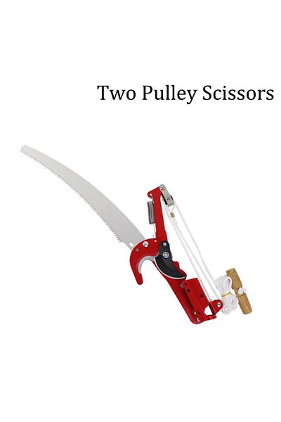 Ninth World Two Pulley High Altitude Three Pulley Pruning Scissors Tree Pruner Branches Cutter Garden Shears Saw