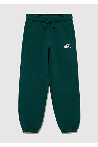 Mavi Logo Baskılı Yeşil Eşofman Altı 6010000-81962