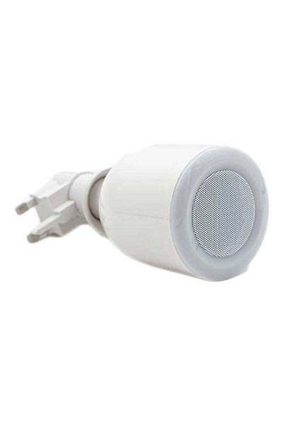 Generic Quran LED Lamp with Speaker 15x5.5x2.2 cm Plastic White