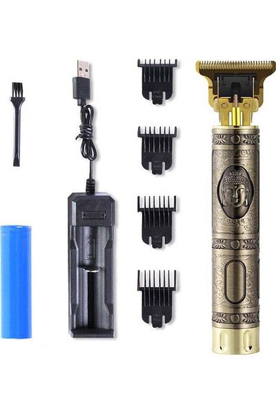 Generic T9 USB Hair Trimmer Baldheaded Cutter Beard Shaving Carving Tool Cutting Machine