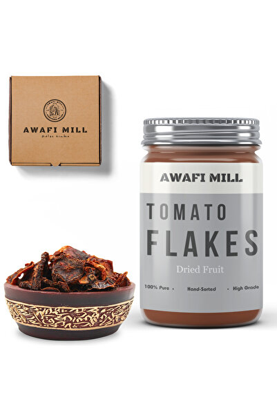 AWAFI MILL Dried Tomato Flakes - Bottle of 100 gram / 3.5 Oz
