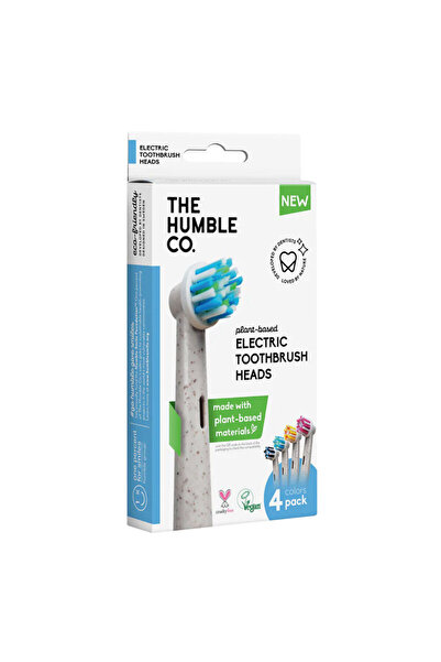 Humble Brush The Humble Co Bitki Bazlı Elektrikli Diş Fırçası Başlığı 4 Adet