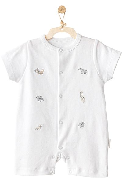 andywawa Ac25805 Little King Baby Rompers White