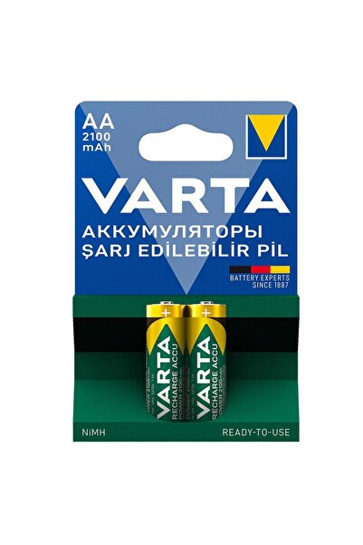Genel Markalar Accu Power Şarj Edilebilir Ni-Mh AA Kalem Pil 2.100 mAh 2 Adet