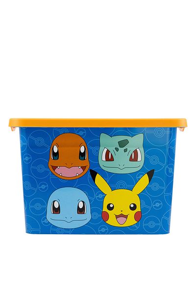 Pokemon Toy storage box, 28.7x18.5x19.2 cm, 7 l, Blue, Pokemon Rock