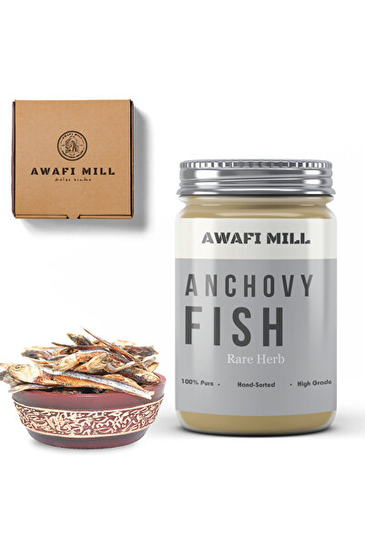 AWAFI MILL سمك الأنشوجة المجفف | نيثالي - زجاجة ١٠٠ غرام / ٣.٥ أونصة