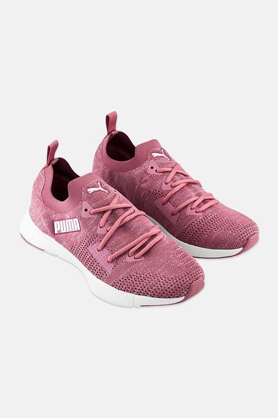 Puma Women Closed Essential Lace Up Training Shoes, Mauve