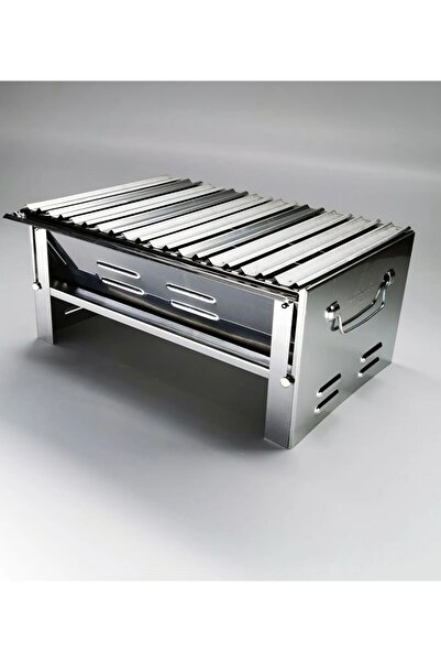 Home Krom Katlanır Mangal Çantalı Ve Maşa Hediyeli