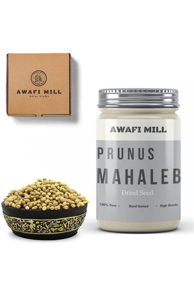 AWAFI MILL محلب مجفف | محلب البرقوق - زجاجة ١٠٠ غرام / ٣.٥ أونصة