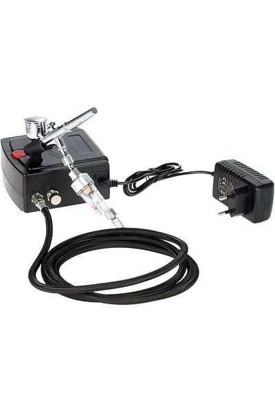 fulina Multifunctional Airbrush, With Compressor, Easy to Operate, Suitable for Tattoo, Nail Art, Cake Make