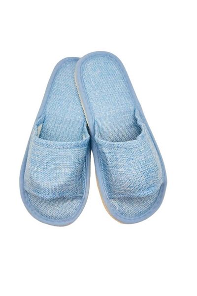 TECOS Papuci Usori De Casa Pentru Dama, ®, Albastru Deschis, Marime 38-39, Talpa Joasa, 24 Cm