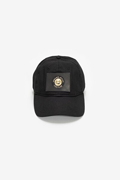 VERSACE JEANS COUTURE Erkek Baseball Şapka Siyah