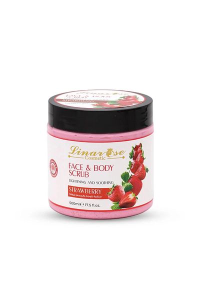 Linarose Lina Rose Strawberry Face & Body Scrub - 500ml