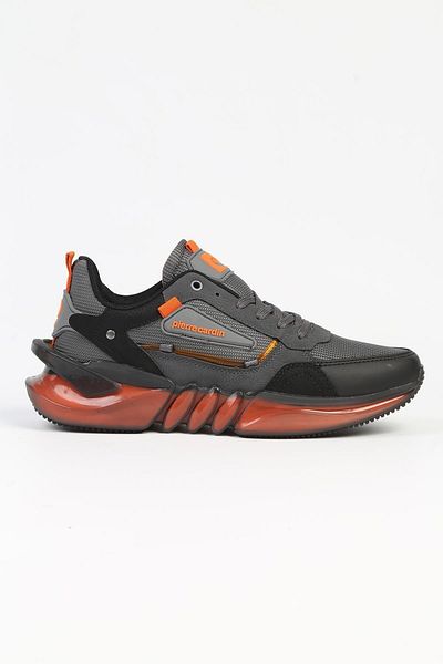 Pierre Cardin Imported Rahar Sole Lace-Up Casual Sports Shoes Sneaker Gray
