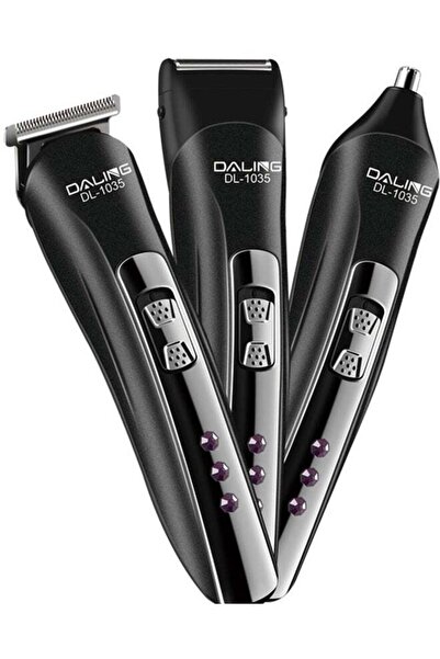 daling DL-1035 Cordless 3in1 Hair Trimmer Nose Shaver Haircut