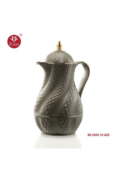 Rose RS-2424 - A distinctive patterned tea and coffee thermos set consisting of two rose thermoses, one with a capacity of one and a half liters of coffee and one and a half liters of tea.