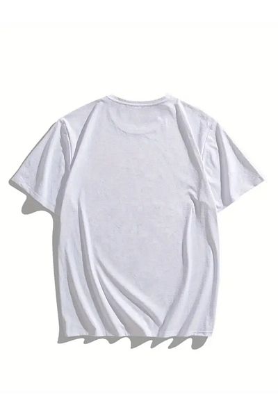 PENTHİLUS Casablanca Tennis Club Graphic Printed Round Neck Polyester T-Shirt Summer Short Sleeve T-Shirt