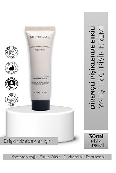 Marka Mucream-l Pişik Kremi Bebek Bakım Kremi Kantaron Yağı, B5,e Vitamini,çinko