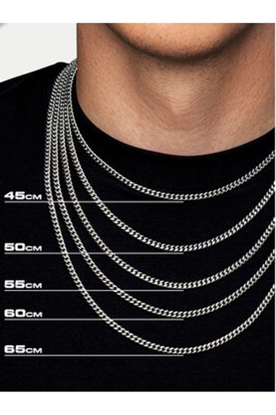 Iced Stuff lanț bărbătesc ŁAȚCUCH MIAMI CUBAN LINK 6MM argintiu