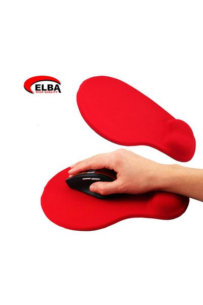 ELBA لوحة ماوس سيليكون (أحمر)