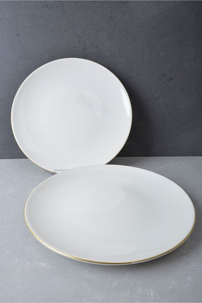 Heda Porselen Dream gold gilding 2 piece service plate