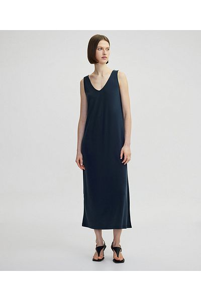 İpekyol V-Neck Dress with Knitted Effect