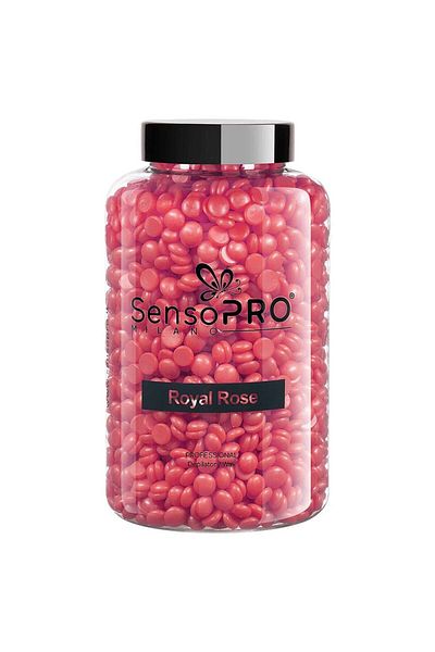 SensoPRO Milano Royal Rose Professional Elastic Hair Removal Wax, 400g