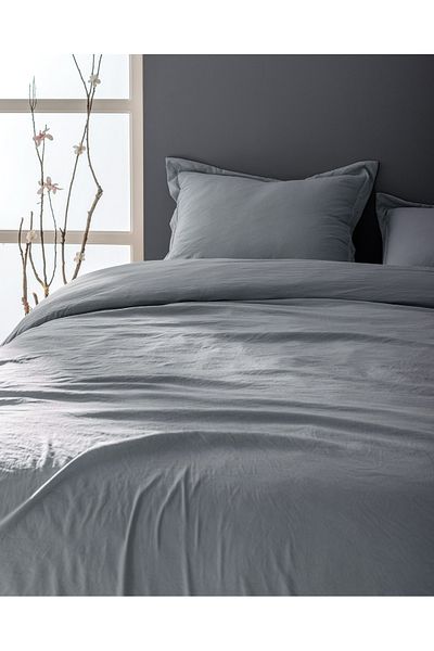 Madame Coco Set cuvertură de pilota elastică din microfibră Mona King Size - Indigo