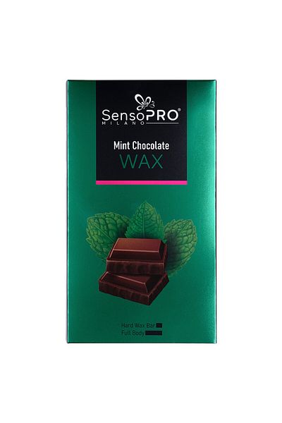 SensoPRO Milano Mint Chocolate Elastic Hair Removal Wax, 400g