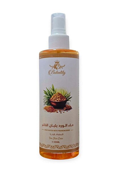 butentity ماء الورد واللبان للعناية بالبشرة 250 مل