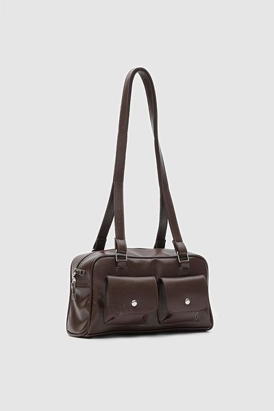 Shule Bags Τσάντα Maschine Baguette Bitter Brown