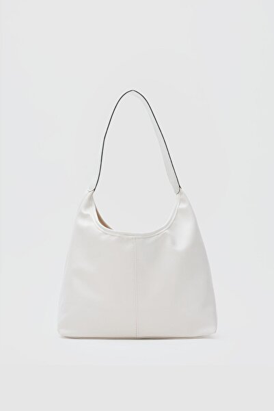 Shule Bags Gina Vintage Omuz Çantası Krem