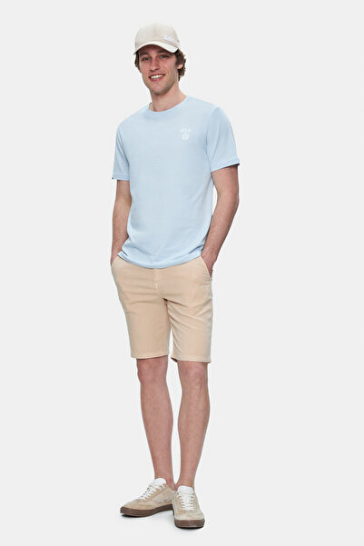 UCLA Ανδρικό σορτς VALOR Camel Gabardine Κεντημένο Standard Fit