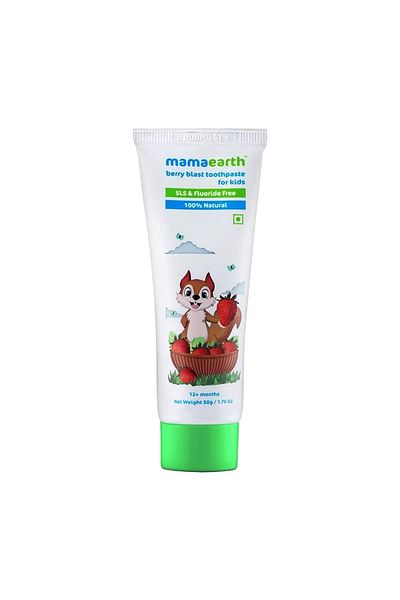 Mamaearth Berry Blast Toothpaste For Kids 12+ Months 2 x 50 g