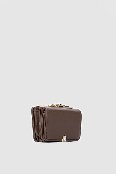 Shule Bags Daisy Brown Pearl Scholarship Wallet