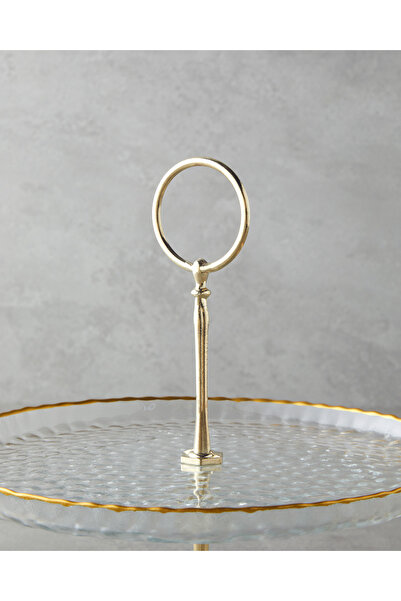 English Home Golden Glow Layered Service 21+28 cm Transparent (08.04.2025)