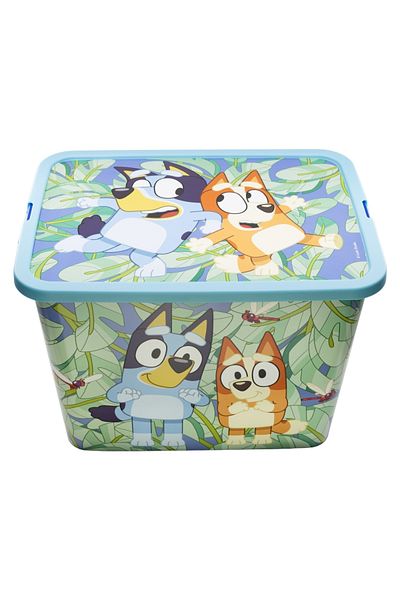 bluey Toy storage box, 8.5x19.2x28.7 cm, 23 l, Blue, Bluey