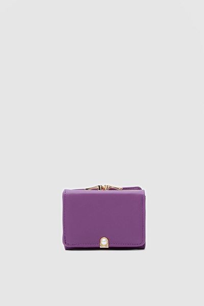 Shule Bags Daisy Purple Pearl Scholarship Wallet