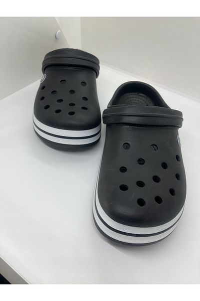 GENÇ Ανδρικές παντόφλες - Crs Slippers Sandals Li Önung Closed Trendy Μαύρο και άσπρο