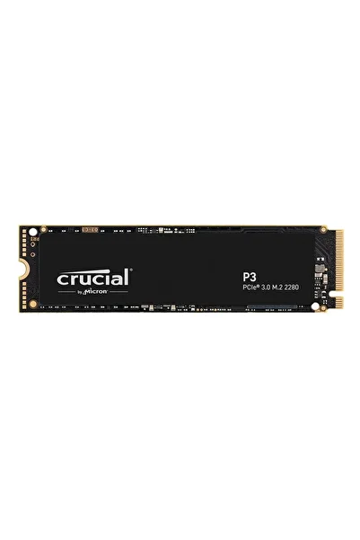 Crucial قرص صلب 1 تيرابايت SSD P3 Ct1000p3ssd8 - 3500-3000 ميجابايت/ثانية M.2