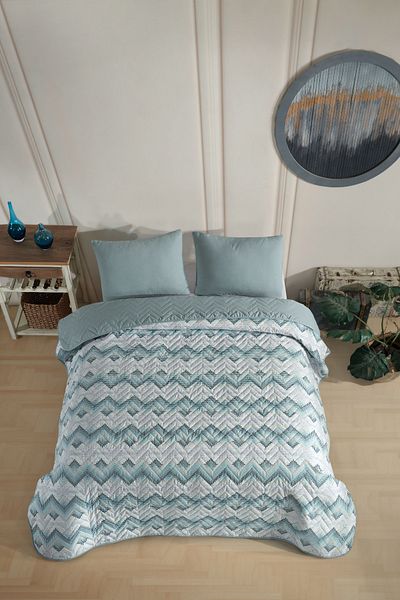 Formeya Pojedynczy wzór pikowany dwustronny kolorowy komplet narzuty pikowanej 160x230 cm (bez prześcieradła)