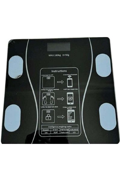 Generic Body Fat Scale BMI Scale Digital Bathroom Scale Electronic Weight Scale with LCD Display Scr