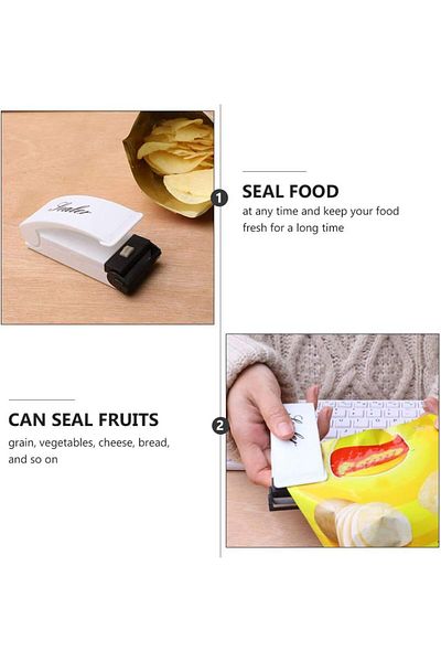 fulina Mini handheld Sealing Machine,with Magnetic Back Panel, for Airtight Food Storage seal