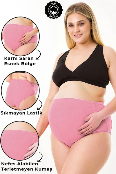 MS HAMİLE İÇ GİYİM HAMİLE KÜLOT MODAL HG1111