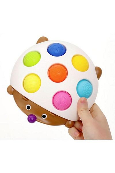 zola Montessori sensory toy, Zola, pop it, push the hedgehog's spines, 6 months +