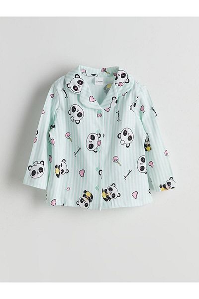 LC Waikiki Printed Combed Cotton Girls' Pajama Set (S5)