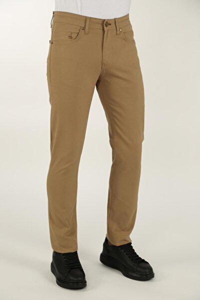 Brango Παντελόνι τζιν σε μπεζ χρώμα