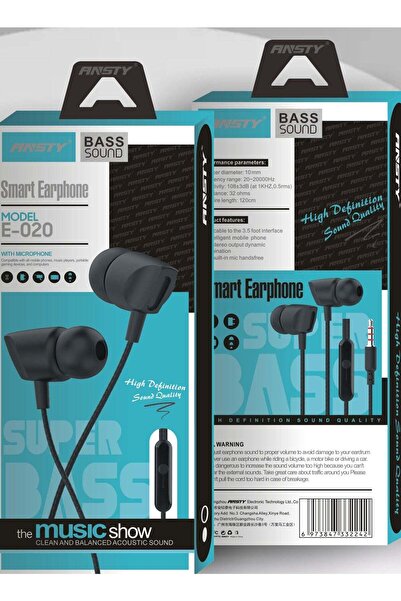 ANSTY سماعة سلكية بدون استخدام اليدين مع صوت جهير