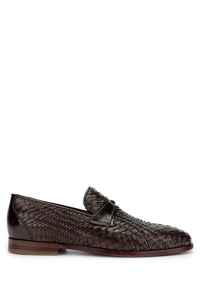 Tamer Tanca Men's Genuine Leather Brown Classic Shoes